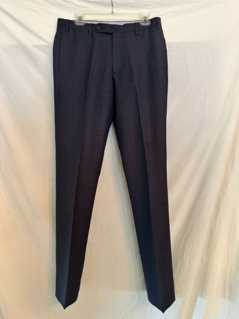 Sid Mashburn Navy Wool Dress Pants Made Italy Men's 32 Kincaid